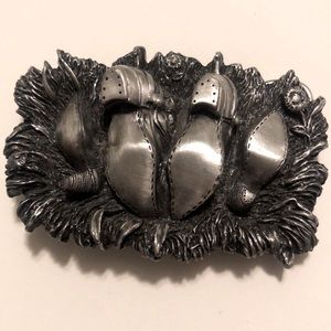 Knock Boots in this Vintage ©1981 Bergamot Brass Belt Buckle